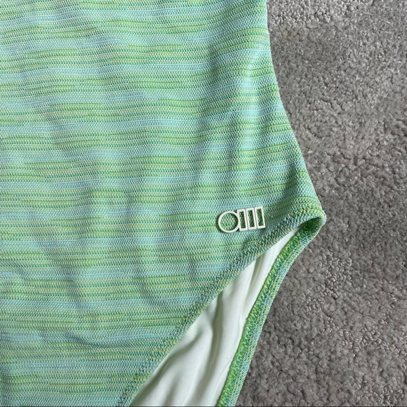 SOLID & STRIPED Green Space Dye Knit The Olympia One Piece Swimsuit EUC Size S - Picture 8 of 11